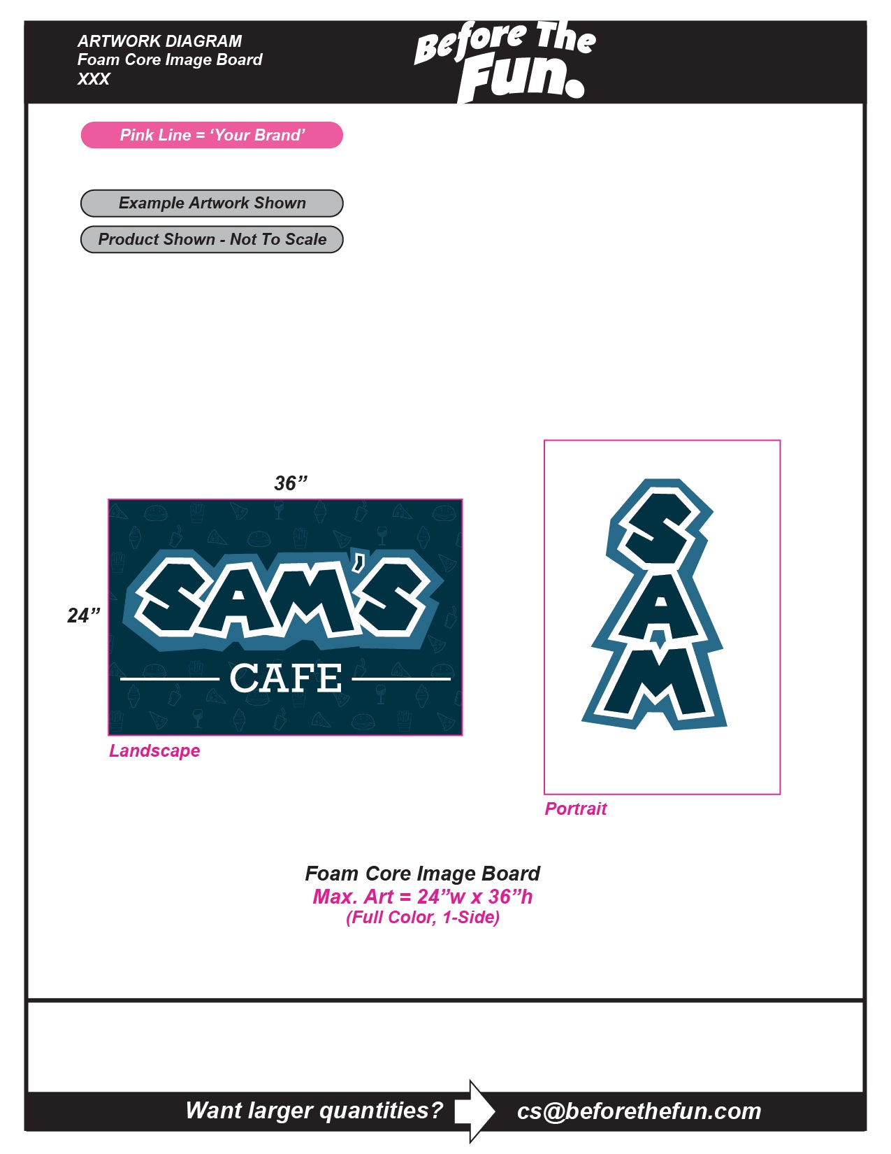 Foam Core Image Board