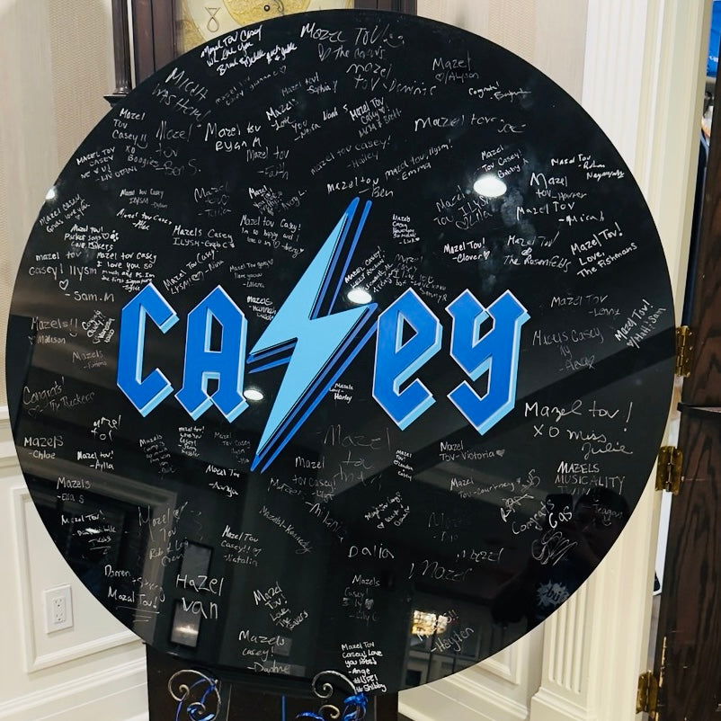 3D Printed and Acrylic Sign In Board