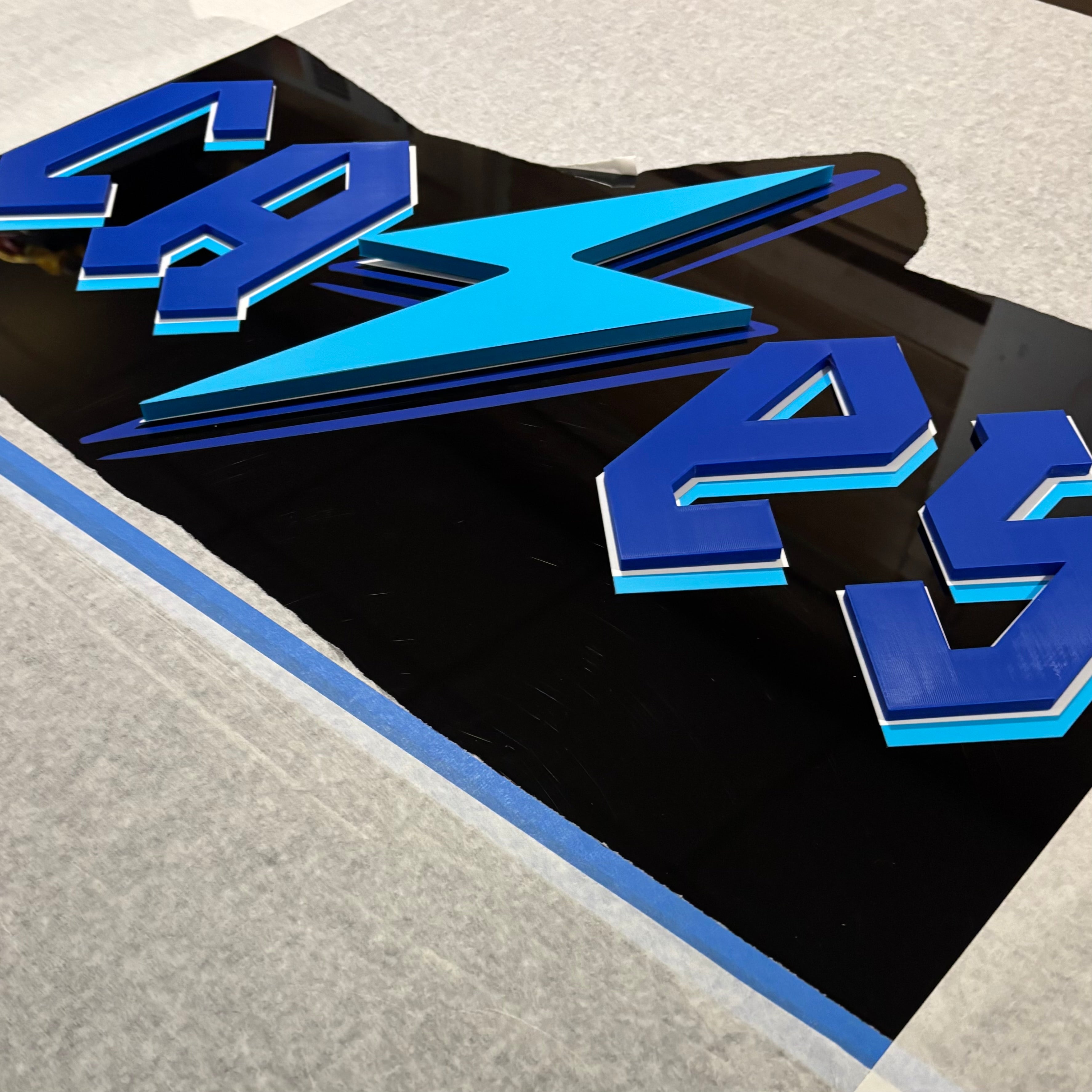 3D Printed and Acrylic Sign In Board