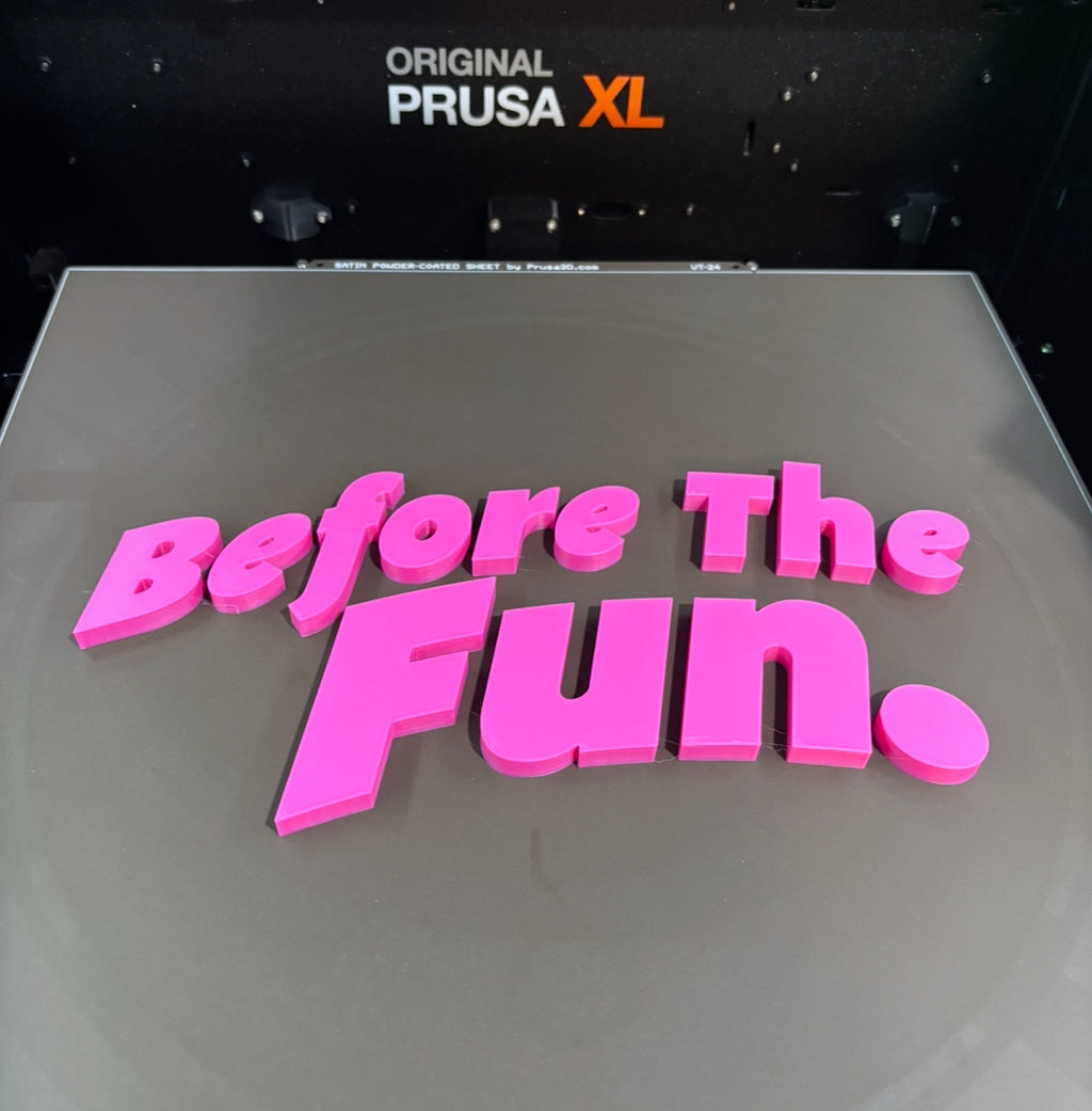 3D Printed and Acrylic Sign In Board
