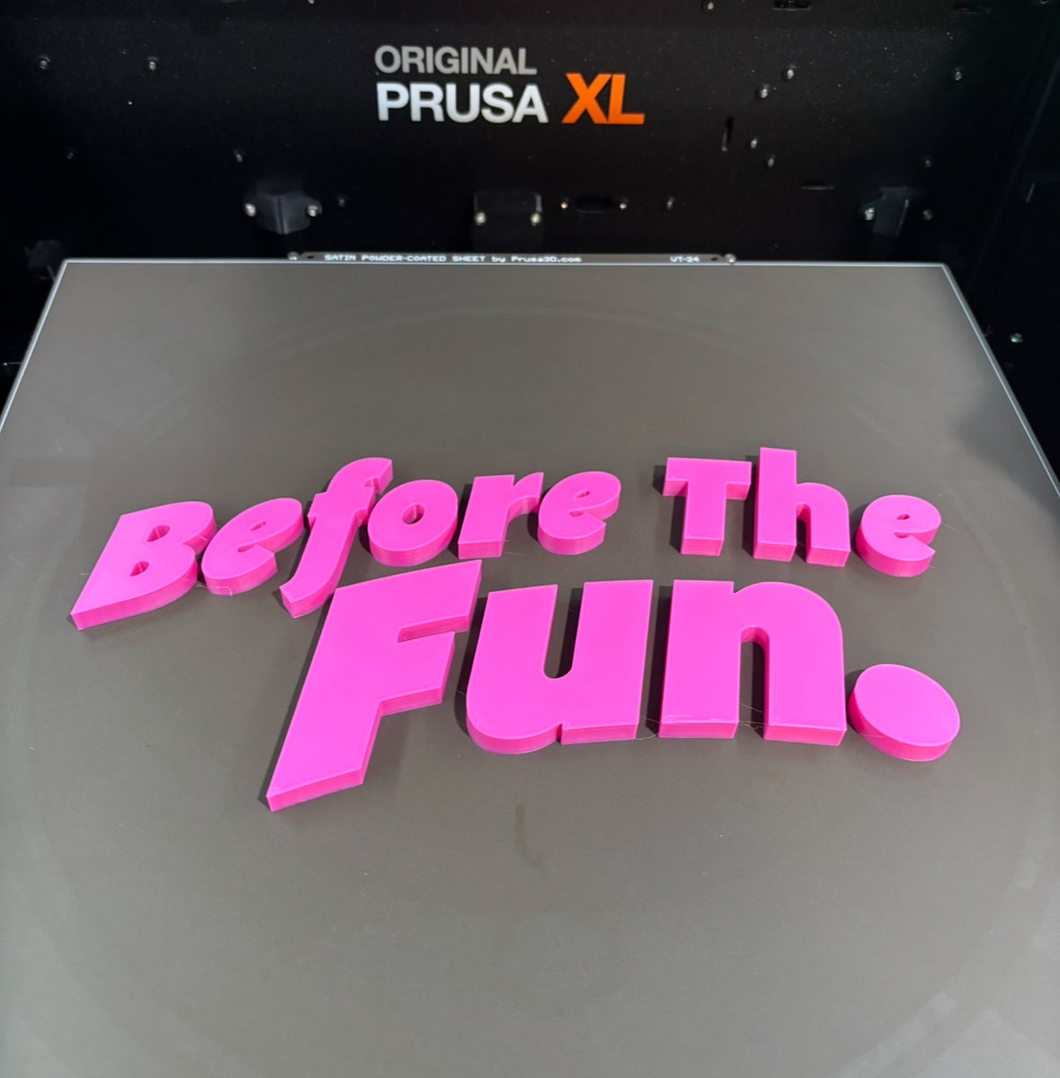 3D Printed and Acrylic Sign In Board